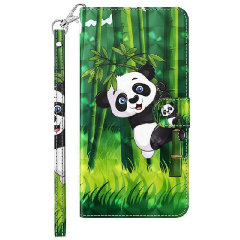 Κάλυμμα Sony Xperia 5 IV με κορδονι Bamboo Panda Με Κορδόνι